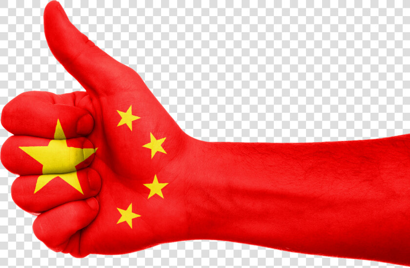 China Flag Hand Thumbs Up Png Image   China Flag Thumbs Up  Transparent PngTransparent PNG