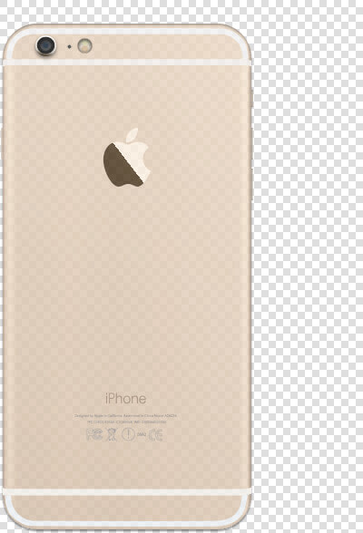 Iphone 6 Plus Gold Back   Iphone  HD Png DownloadTransparent PNG