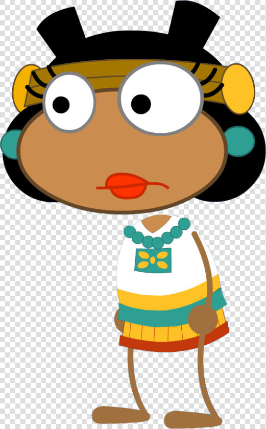 Aztecqueen   Poptropica Time Tangled Island Character  HD Png DownloadTransparent PNG