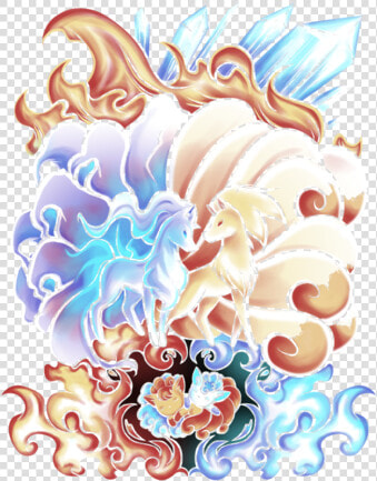  pokemon  ninetails  vulpix  alolan  HD Png DownloadTransparent PNG