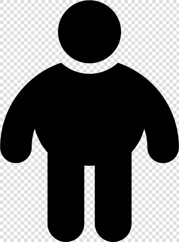 Fat Man Filled Icon   Men Icons With Transparent Background  HD Png DownloadTransparent PNG