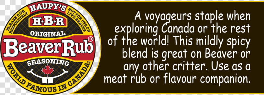 What Is Haupys Beaver Rub Original Seasoning   Haupy  39 s Moose Rub  HD Png DownloadTransparent PNG