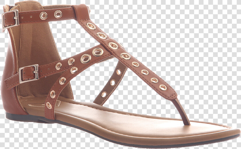 Augusta In Tobacco Flat Sandals   Sandal  HD Png DownloadTransparent PNG