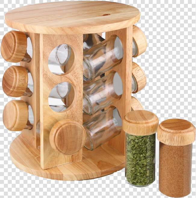 12 Piece Wood Spice Rack   Png Download   Porta Condimentos Madeira  Transparent PngTransparent PNG