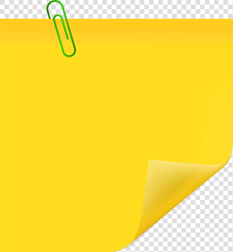 Transparent Note Clipart   Yellow Sticky Note Clipart  HD Png DownloadTransparent PNG