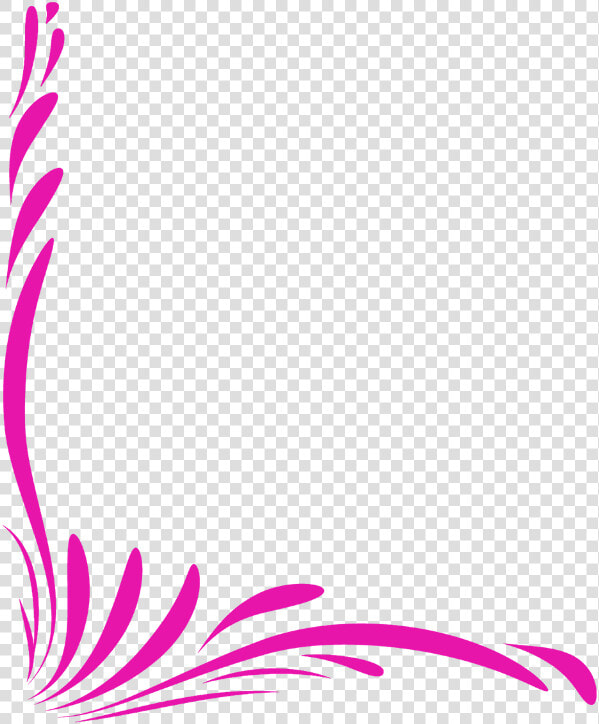  pink  hotpink  corners  corner  frame  frames  borders  HD Png DownloadTransparent PNG