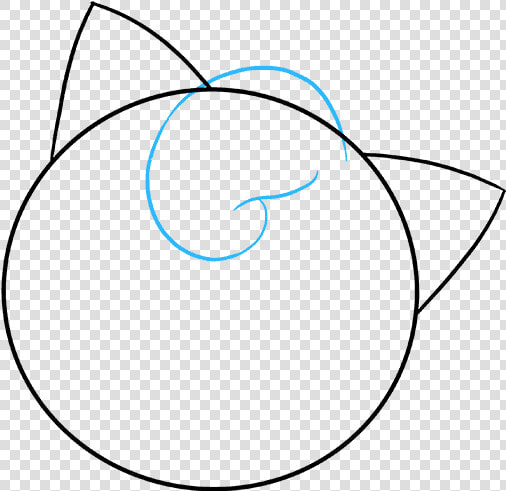 How To Draw Jigglypuff   Line Art  HD Png DownloadTransparent PNG