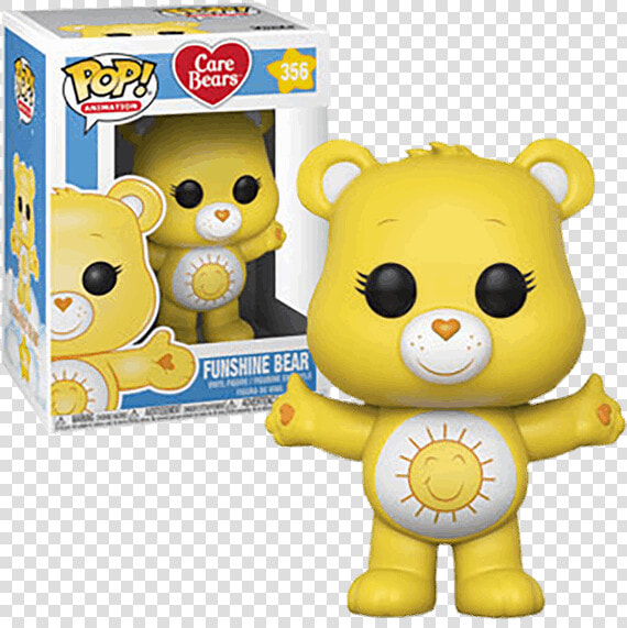 Funshine Bear Funko Pop Care Bears   Funshine Bear Pop  HD Png DownloadTransparent PNG