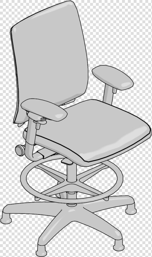 Transparent Desk Chair Clipart   Office Chair  HD Png DownloadTransparent PNG