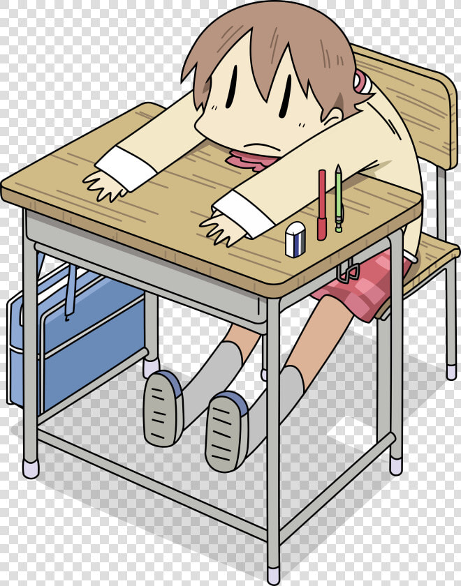 Nichijou Yuuko Bored  HD Png DownloadTransparent PNG