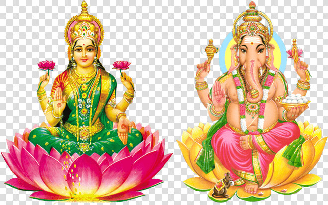 Mata Lakshmi And Lord Ganesha   Dhanteras Shayari In English  HD Png DownloadTransparent PNG