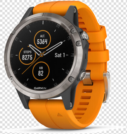 Fenix 5 Plus Sapphire Titanium  HD Png DownloadTransparent PNG