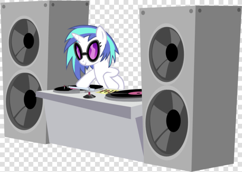 Vinyl In Her Booth By Ranger   Party Hard Dj Pon 3 Gif  HD Png DownloadTransparent PNG