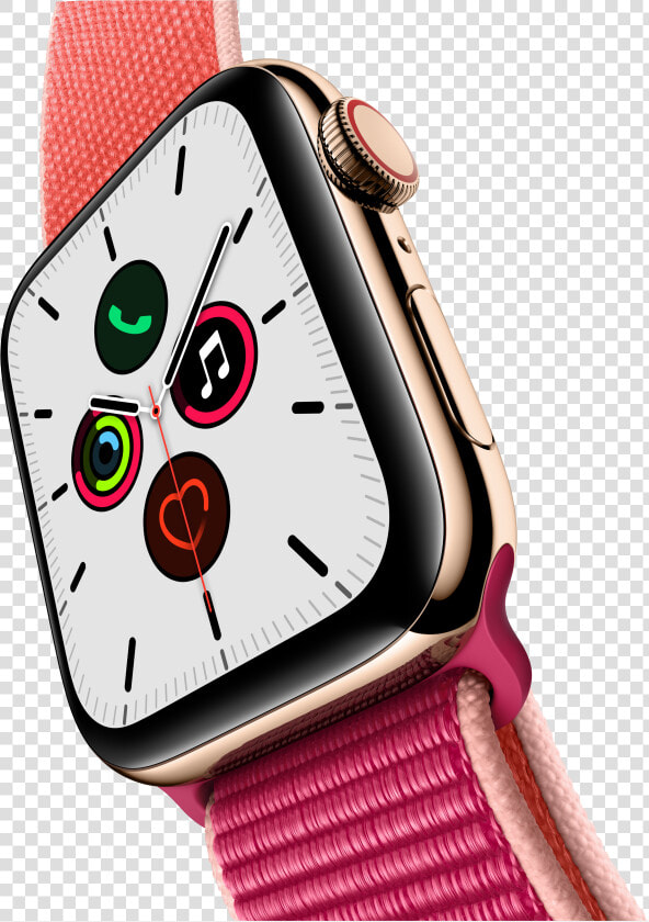 Apple Watch Series 5 Gold Aluminium  HD Png DownloadTransparent PNG