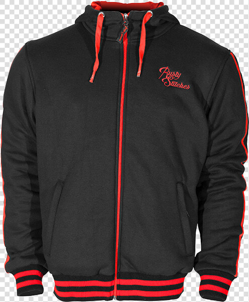 George Black red Front   Rusty Stitches Hoodie Red  HD Png DownloadTransparent PNG