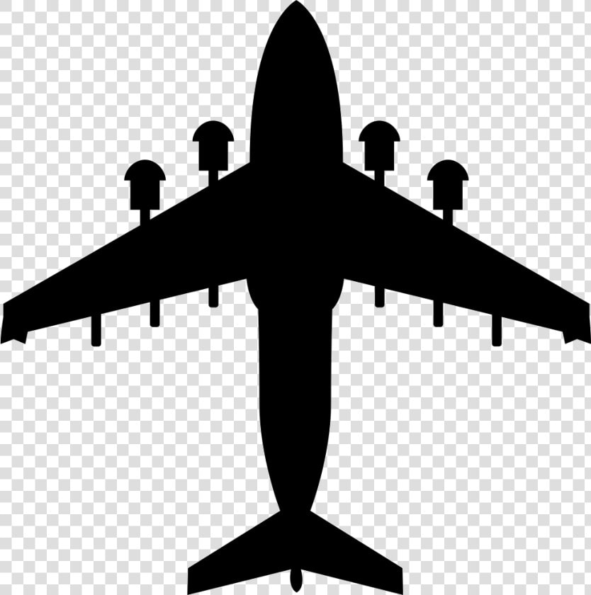 Airplane   Antonov An 225 Silhouette  HD Png DownloadTransparent PNG