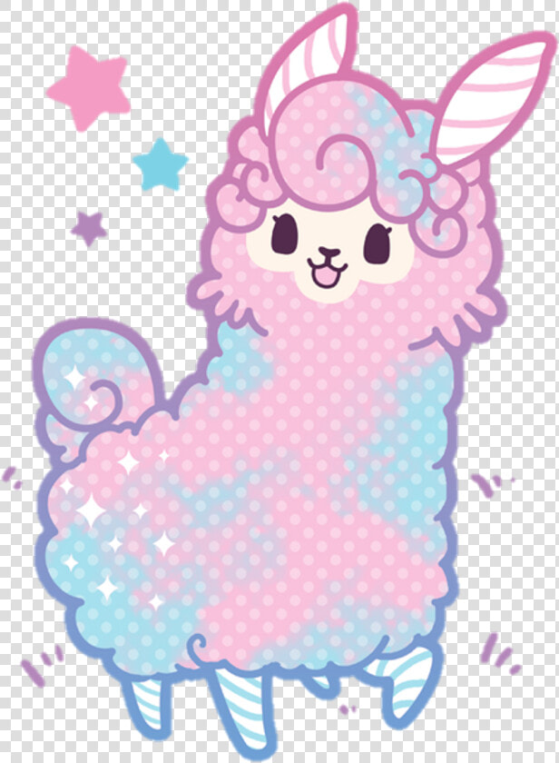 Llama Png Kawaii   Cotton Candy Llama Kawaii  Transparent PngTransparent PNG