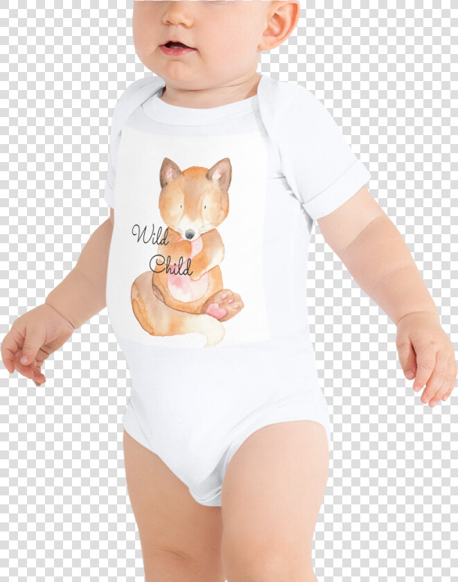 Wild Child Fox Unisex Baby Body Suit   Infant Bodysuit  HD Png DownloadTransparent PNG