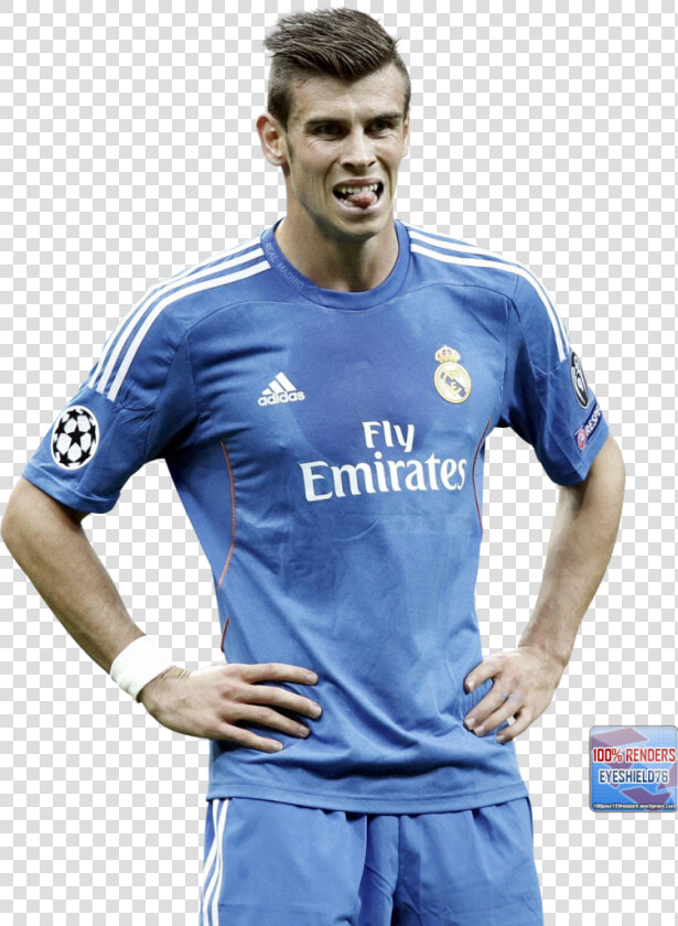 Gareth Bale Png   Gareth Bale Real Madrid Blue Jersey  Transparent PngTransparent PNG