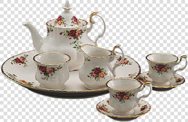 Tea Set Png Transparent Images   Royal Albert Old Country Roses Tea Set  Png DownloadTransparent PNG