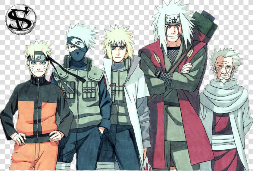 Photo Naruto Masters Students Render Sv   Naruto Kakashi And Jiraiya  HD Png DownloadTransparent PNG