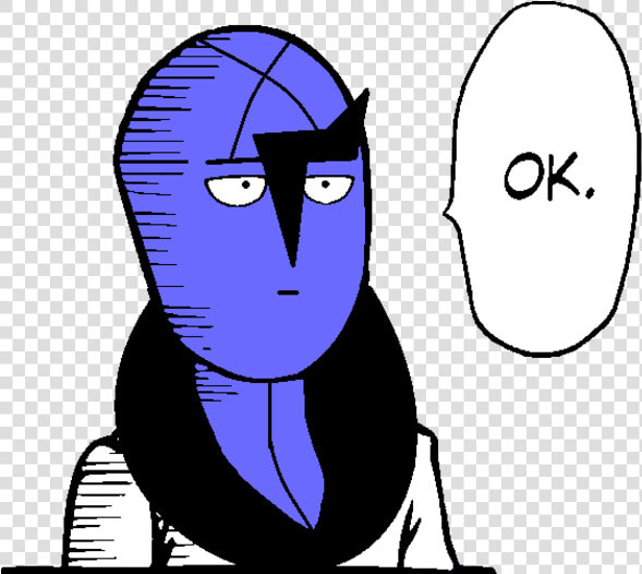 Face Nose Fictional Character Head Black And White   One Punch Man Art Meme  HD Png DownloadTransparent PNG