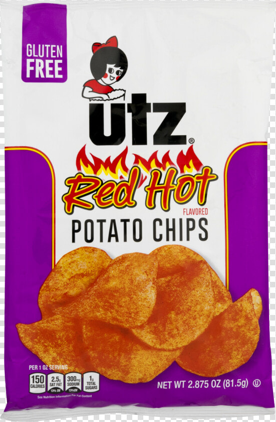 Utz Red Hot Chips  HD Png DownloadTransparent PNG