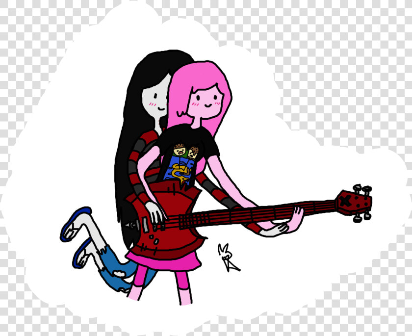 Transparent Bubble Bass Png   Marceline With Her Bass  Png DownloadTransparent PNG