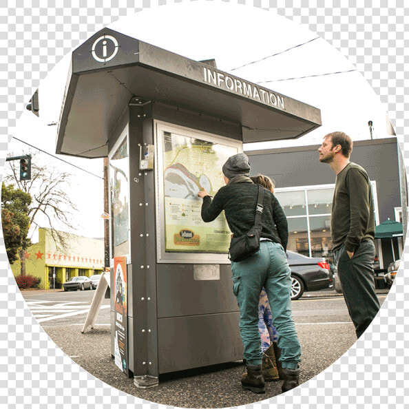 Home Sellwood Moreland Business Alliance Info Kiosk   Bus Stop  HD Png DownloadTransparent PNG