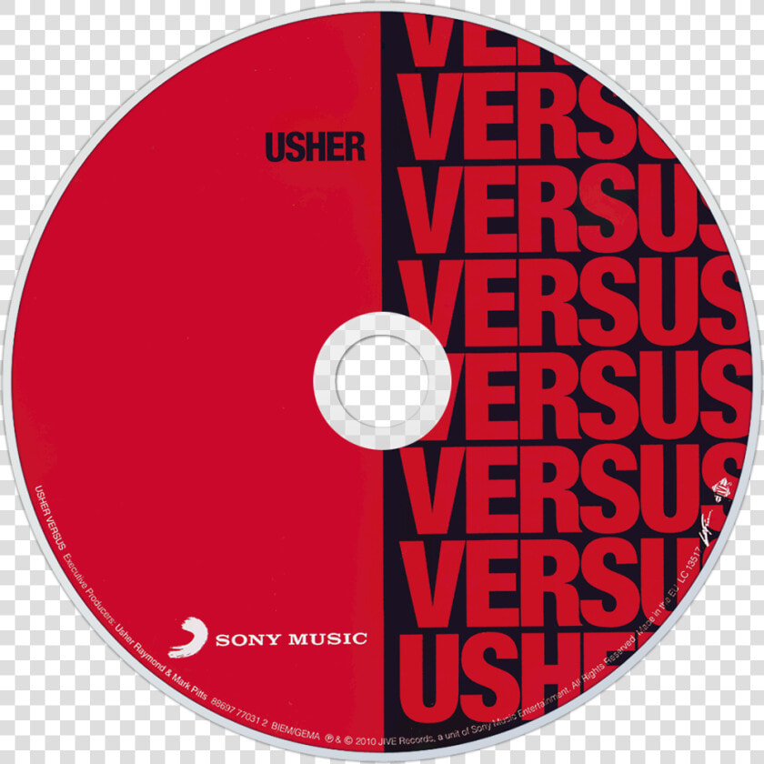 Usher Versus Cd Disc Image Clipart   Png Download   Usher Versus Album Cover  Transparent PngTransparent PNG