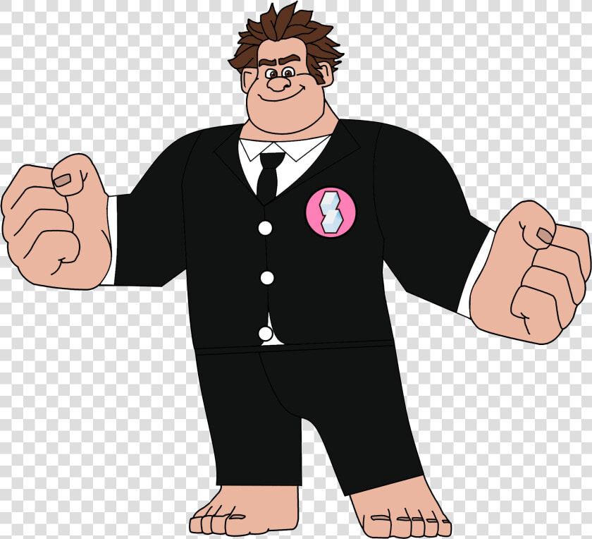 Wreck it Ralph In A Night Out Suit  HD Png DownloadTransparent PNG