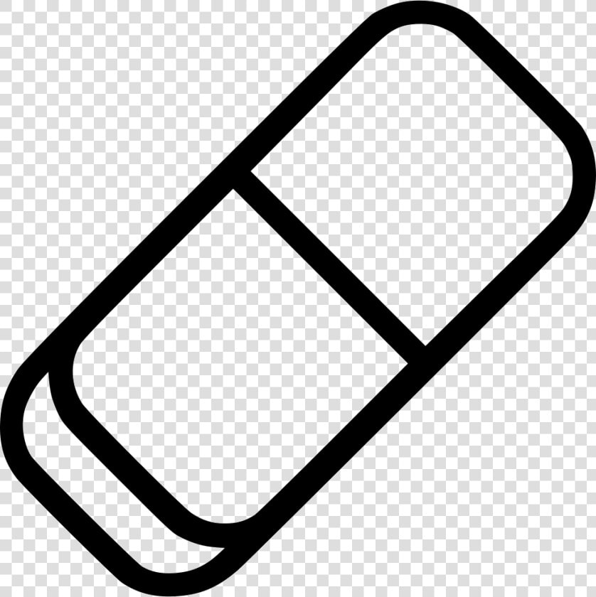 Erase School Rubber Svg Png Icon Free   Popsicle Clipart Black And White  Transparent PngTransparent PNG