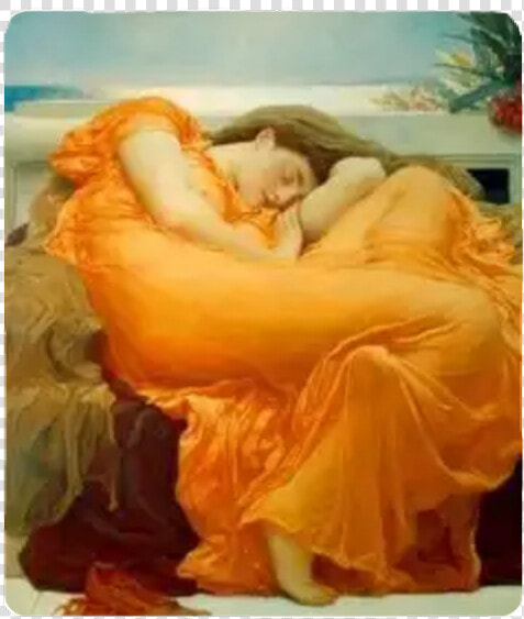 Painting Woman Sleep Orange Freetoedit Scfamouspainters   Famous Sleeping Women Art  HD Png DownloadTransparent PNG