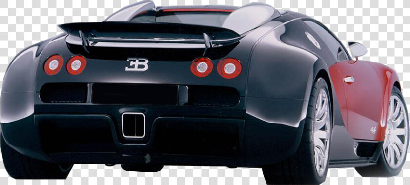 Bugatti Veyron Red Back  HD Png DownloadTransparent PNG