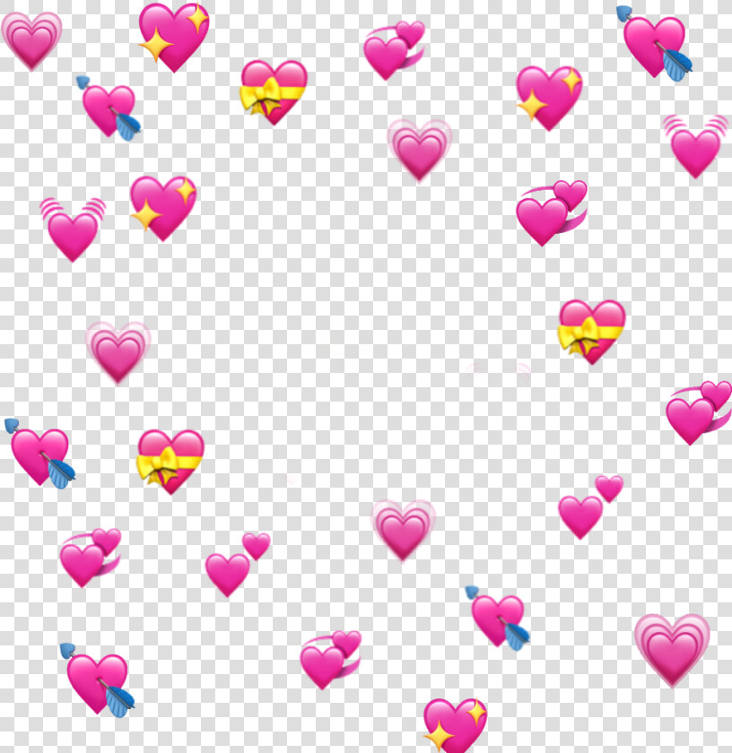  softhearts  softmemes  softedit  soft  hearts   Transparent Heart Emoji Background  HD Png DownloadTransparent PNG