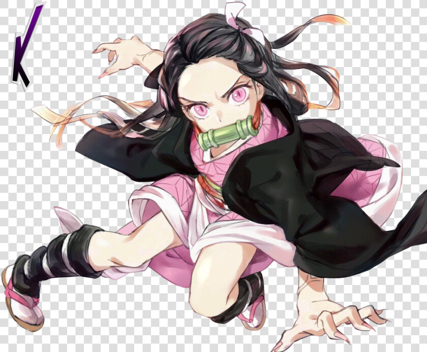  kimetsunoyaiba  demonslayer  nezuko  tanjiro  tanjirou   Nezuko Render Png  Transparent PngTransparent PNG