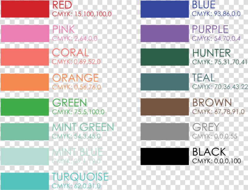 Color Swatches With Mints   Png Download   Hydro Flask Colors Swatches  Transparent PngTransparent PNG