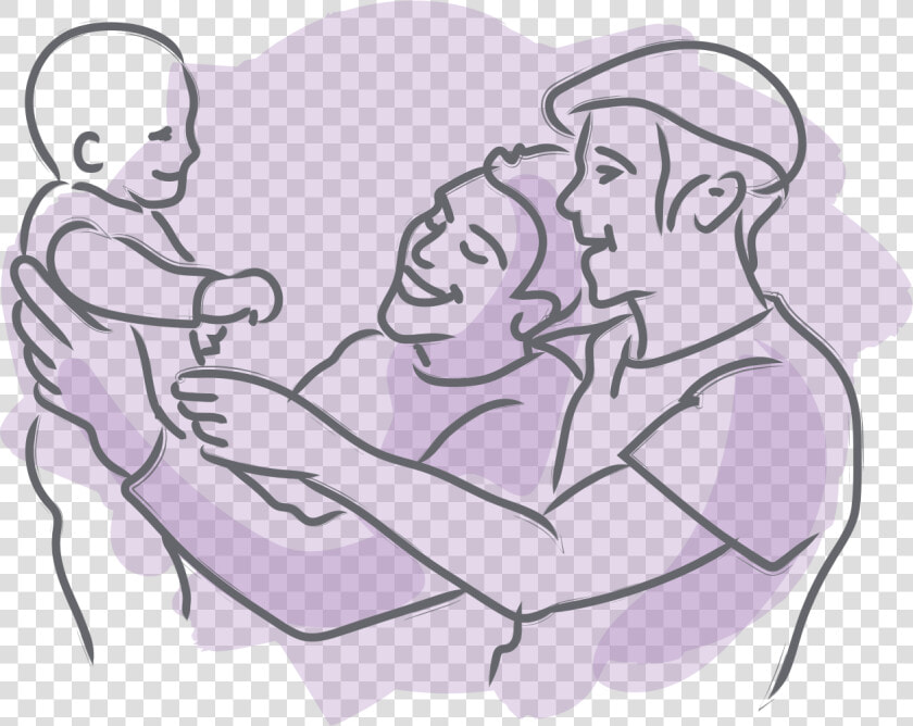 Same Sex Family Drawing  HD Png DownloadTransparent PNG