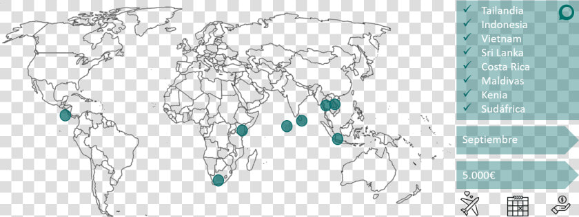 Eva   Blank Map With Countries  HD Png DownloadTransparent PNG