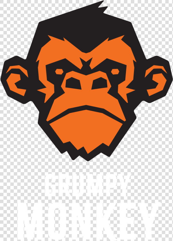 Gru Logo Reverse   Grumpy Monkey Southampton  HD Png DownloadTransparent PNG