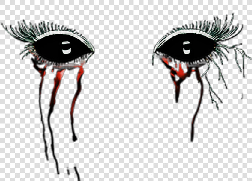 Ftestickers Eyes Blood Bloodytears Horror Creepy Savedf   Demon Eyes Transparent Background  HD Png DownloadTransparent PNG