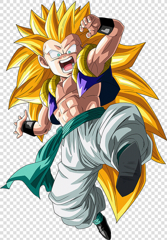 Ssj3 Gotenks Eza Team  HD Png DownloadTransparent PNG