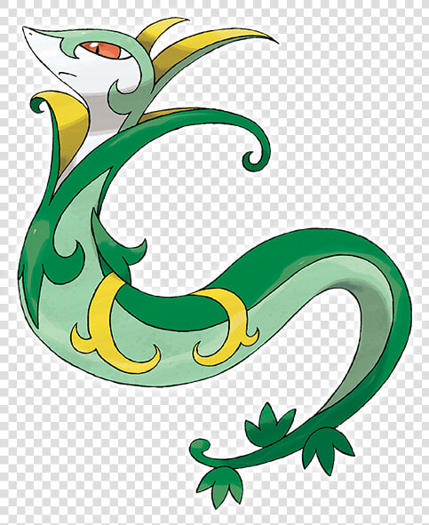 Pokemon Black And White Serperior  HD Png DownloadTransparent PNG