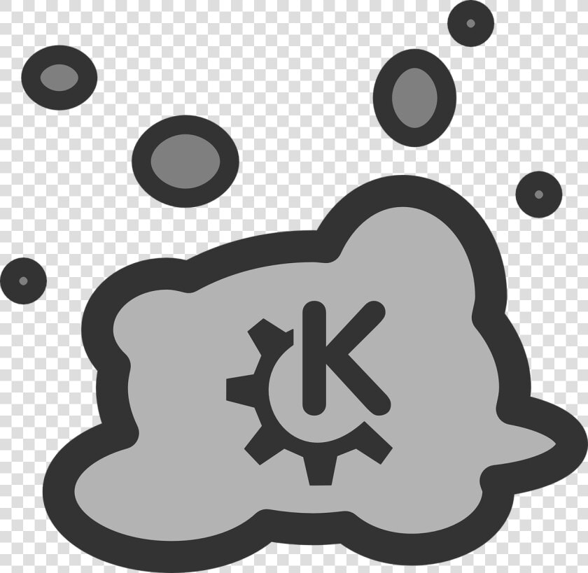 Cloud And Bubbles With Company Logo Clipart   Kde Icon Svg  HD Png DownloadTransparent PNG