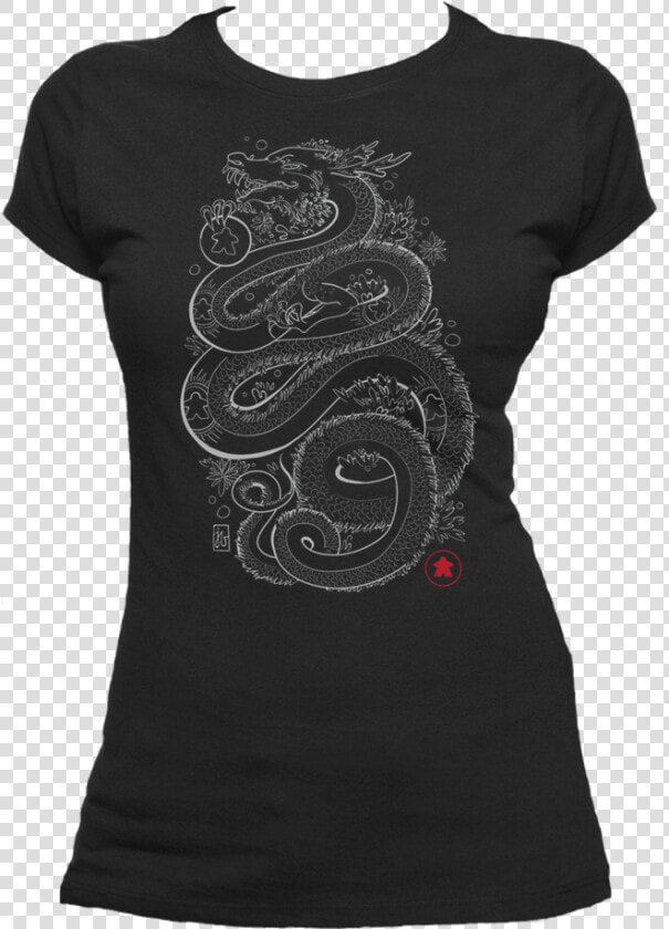 Dragon With The Meeple Tattoos   T shirt  HD Png DownloadTransparent PNG