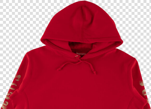 Supreme Gradient Sleeve Hoodie Fw   Hoodie  HD Png DownloadTransparent PNG