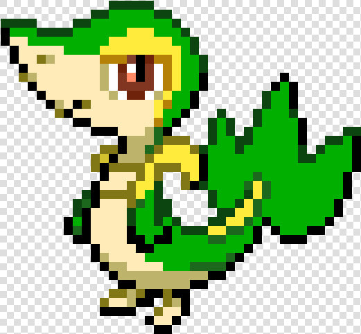 Minecraft Pixel Art Snivy  HD Png DownloadTransparent PNG