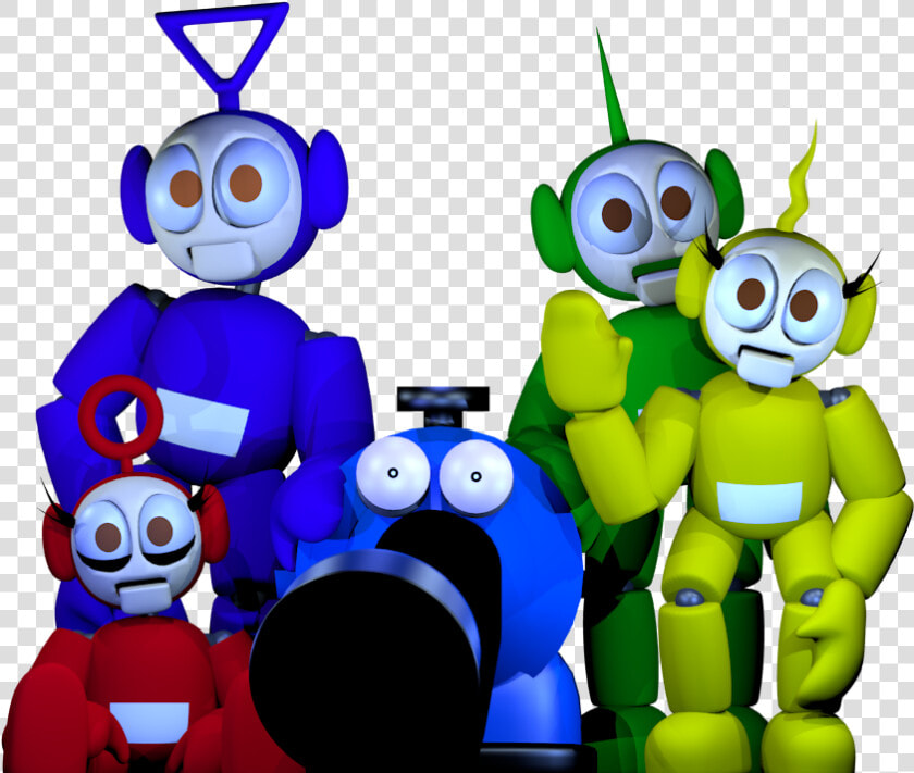 The Teletubbie tubbybot Gang   Fnatl Noo Noo  HD Png DownloadTransparent PNG