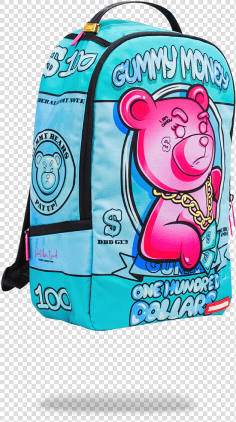 Sprayground Pink Gummy Money Backpack Png Sprayground  Transparent PngTransparent PNG