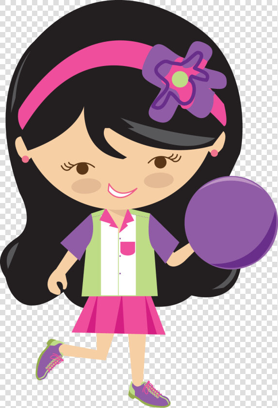 Bowling Clipart Png   Free Girl Bowling Clipart  Transparent PngTransparent PNG